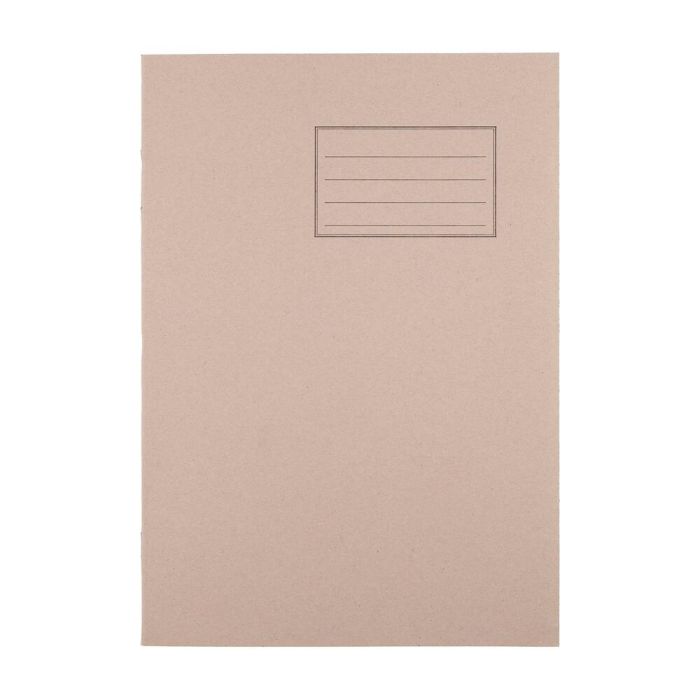 Exercise Books A4 64 Page Blank - Buff - Pack of 50 Exercise Books A4 64 Page Blank - Buff - Pack of 50