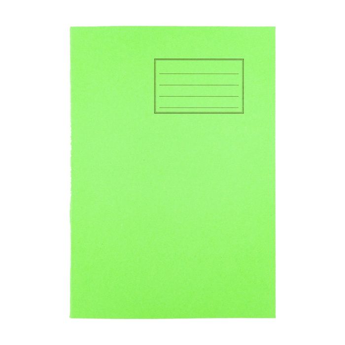 Exercise Books A4 48 Page 8mm F&M - Light Green - Pack of 100