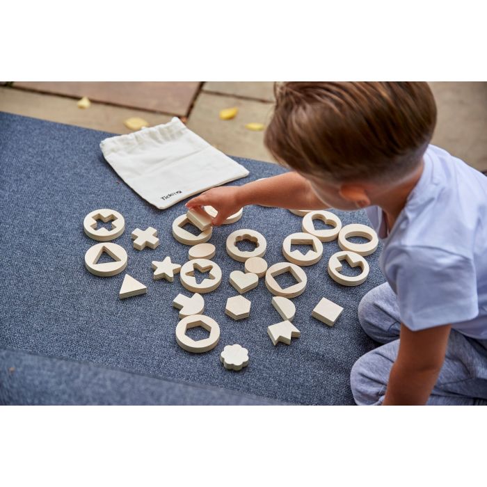 TickiT Inside Outside Wooden Shapes TickiT Inside Outside Wooden Shapes