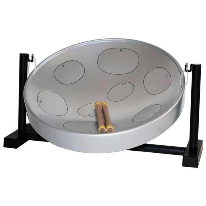 Jumbie Jam Table Top Steel Pan - Grey Jumbie Jam Table Top Steel Pan - Grey