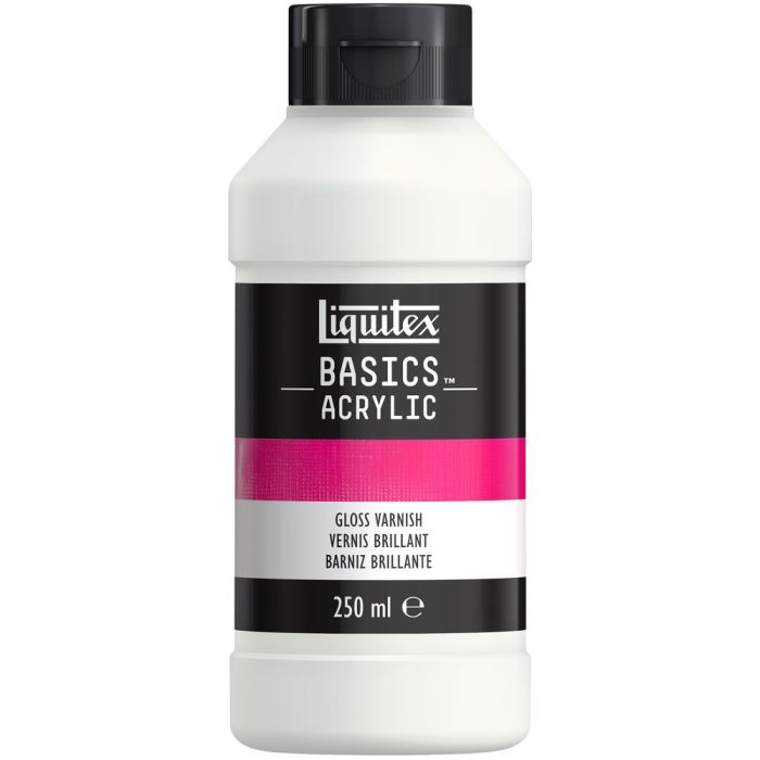 Liquitex Basics Acrylic Mediums - Gloss Varnish - 250ml Liquitex Basics Acrylic Mediums - Gloss Varnish - 250ml