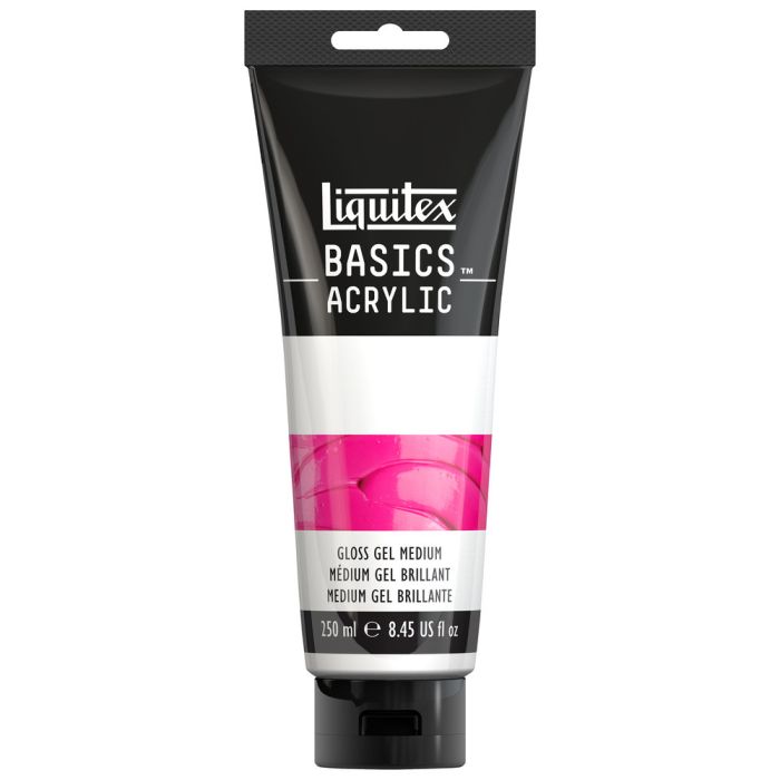 Liquitex Basics Acrylic Mediums - Gloss Gel - 250ml Liquitex Basics Acrylic Mediums - Gloss Gel - 250ml