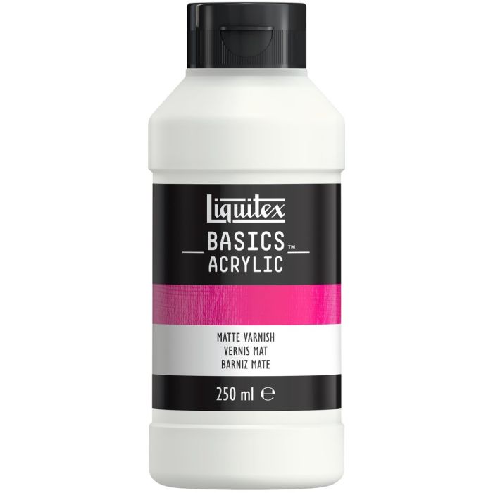 Liquitex Basics Acrylic Mediums - Matte Varnish - 250ml Liquitex Basics Acrylic Mediums - Matte Varnish - 250ml