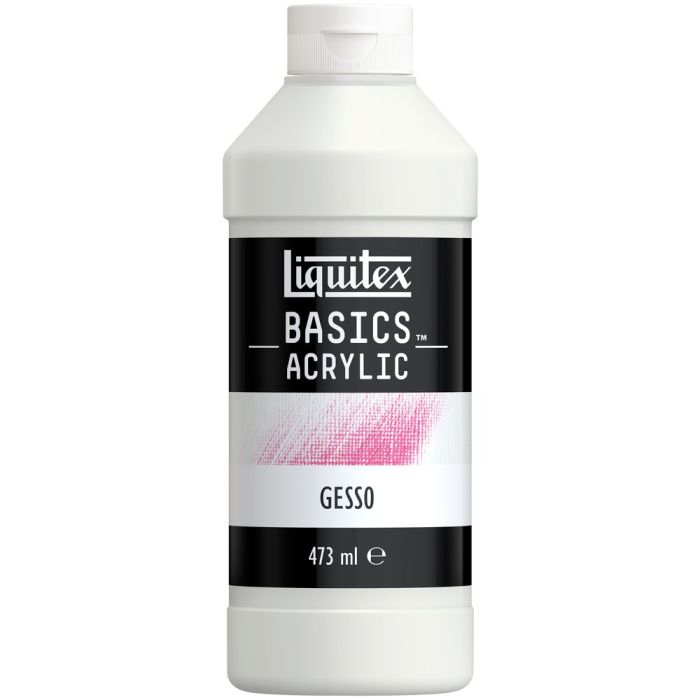 Liquitex Basics Acrylic Mediums - Gesso - 473ml