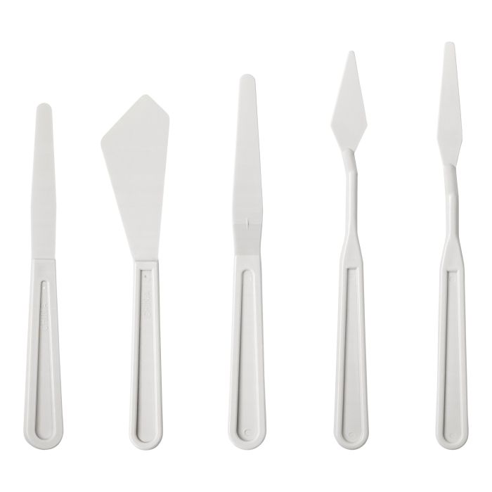 Liquitex Basics Plastic Pallete Knives - Pack of 5