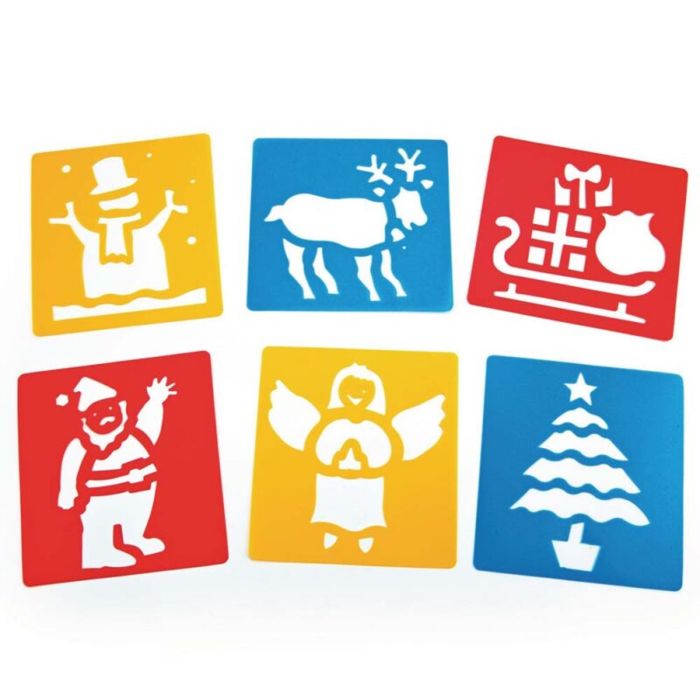 Christmas Stencils - Pack of 6