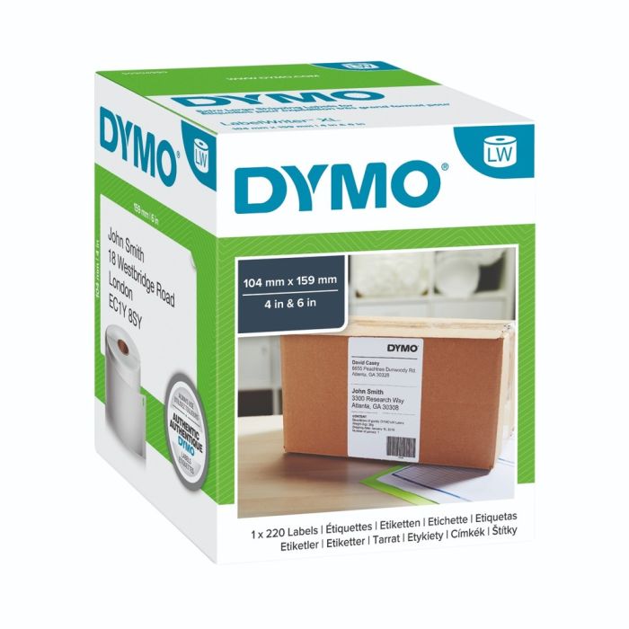 DYMO Labelwriter Labels Shipping XL - 104 x 159mm DYMO Labelwriter Labels Shipping XL - 104 x 159mm
