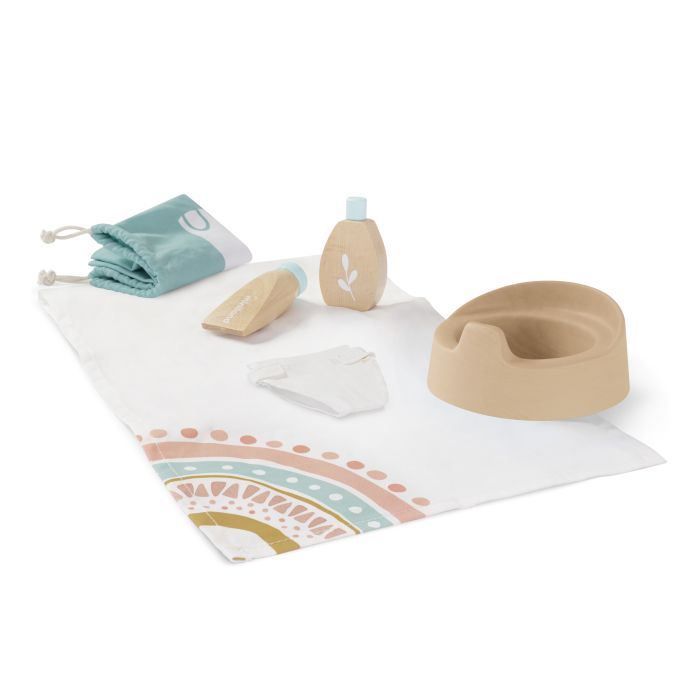 Miniland Dolls Wooden Care Set Miniland Dolls Wooden Care Set