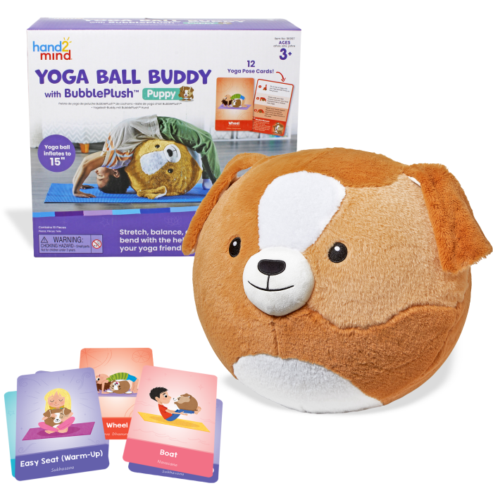 Learning Resources Yoga Ball Buddy with BubblePlush™ Puppy