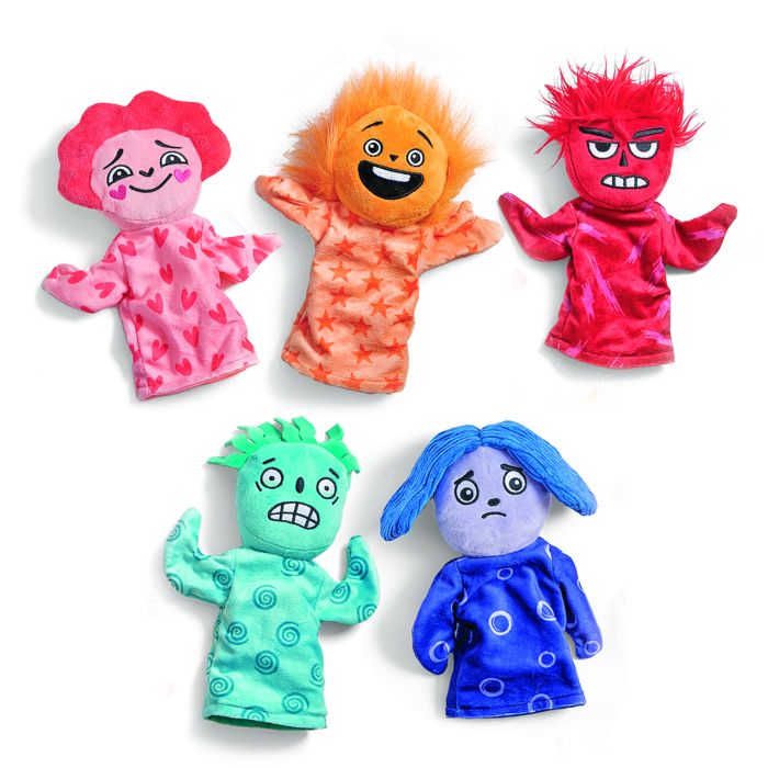 Learning Resources Feelings Family Hand Puppets Set 2 - Pk 5