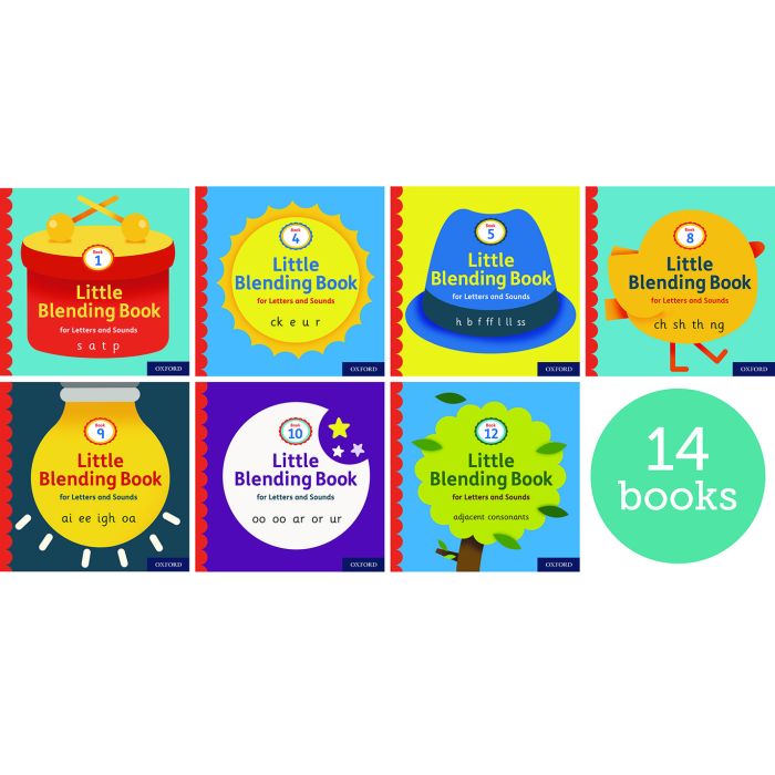 Little Blending Books for Letters and Sounds: Mixed Pack of 14 Little Blending Books for Letters and Sounds: Mixed Pack of 14