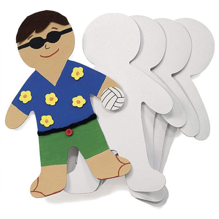 Giant Person Shapes - Pack of 24 Giant Person Shapes - Pack of 24