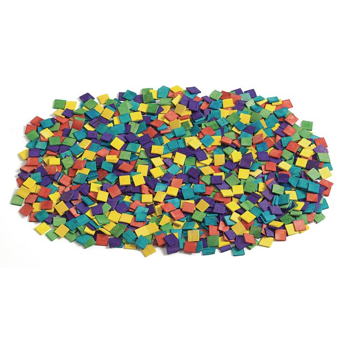 Wooden Mosaic Squares - Pack of 1000