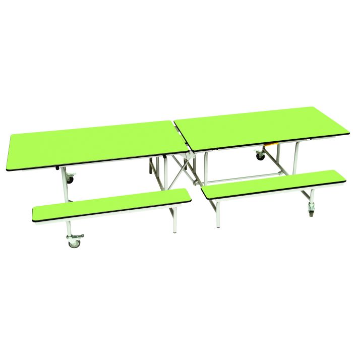 Mobile Folding Bench Unit 8-11yrs Green