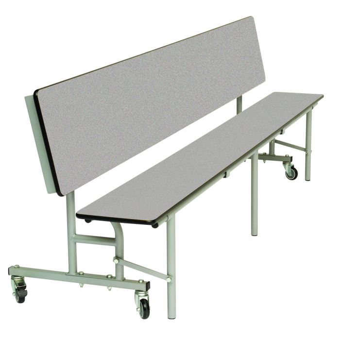 Convertible Mobile Folding Bench Unit - 11-14Y Grey Convertible Mobile Folding Bench Unit - 11-14Y Grey