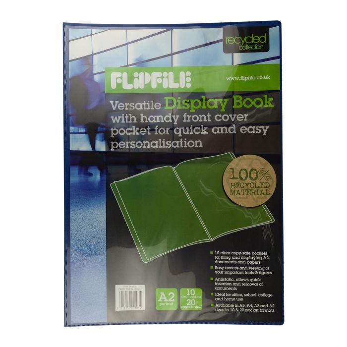 Flexible A2 Presentation Display Book 10 Pocket Flexible A2 Presentation Display Book 10 Pocket