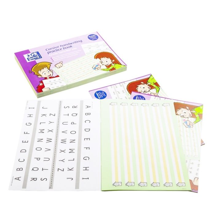 Themed Exercise Books A4 Cursive Handwriting KS2 - Pack of 10