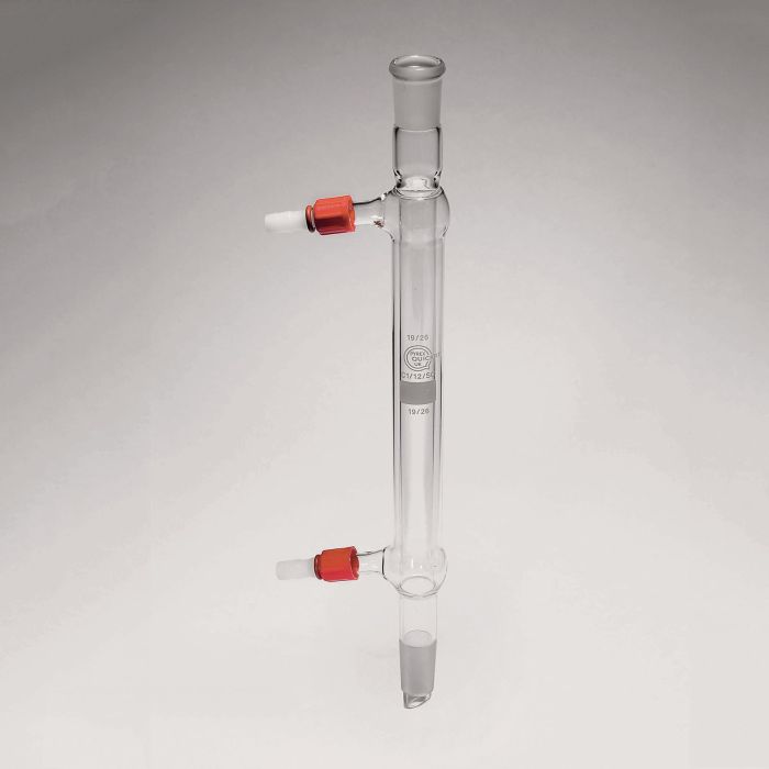 Quickfit Liebig Condenser with Screwhead Connectors - 115mm - 14/23 Quickfit Liebig Condenser with Screwhead Connectors - 115mm - 14/23