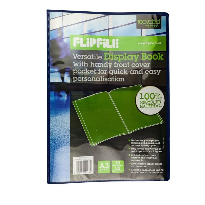 Flexible A3 Presentation Display Book 10 Pocket Flexible A3 Presentation Display Book 10 Pocket