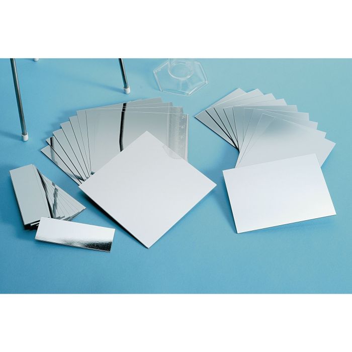 Plastic Flexible Mirrors - 75 x 25mm - Pack of 10