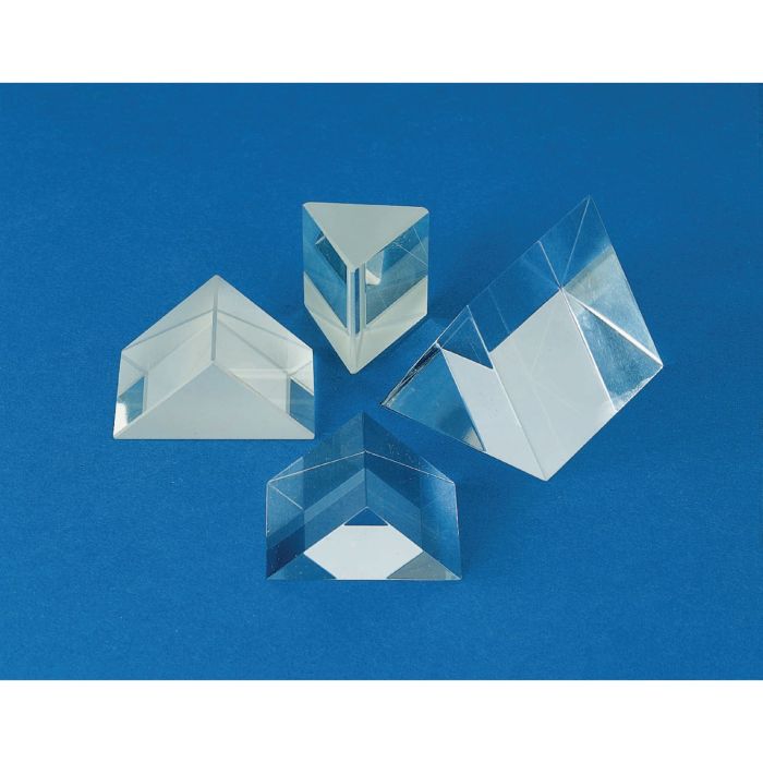 Clear Glass Prism - 35 x 25mm Clear Glass Prism - 35 x 25mm
