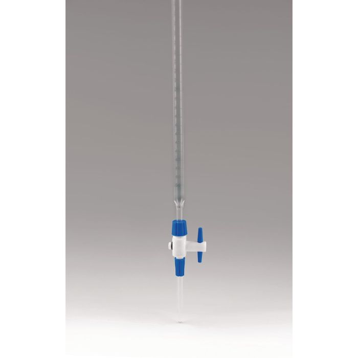 Glass Burette (Class B) Interchangeable Stopcock - 50ml - 0.1ml