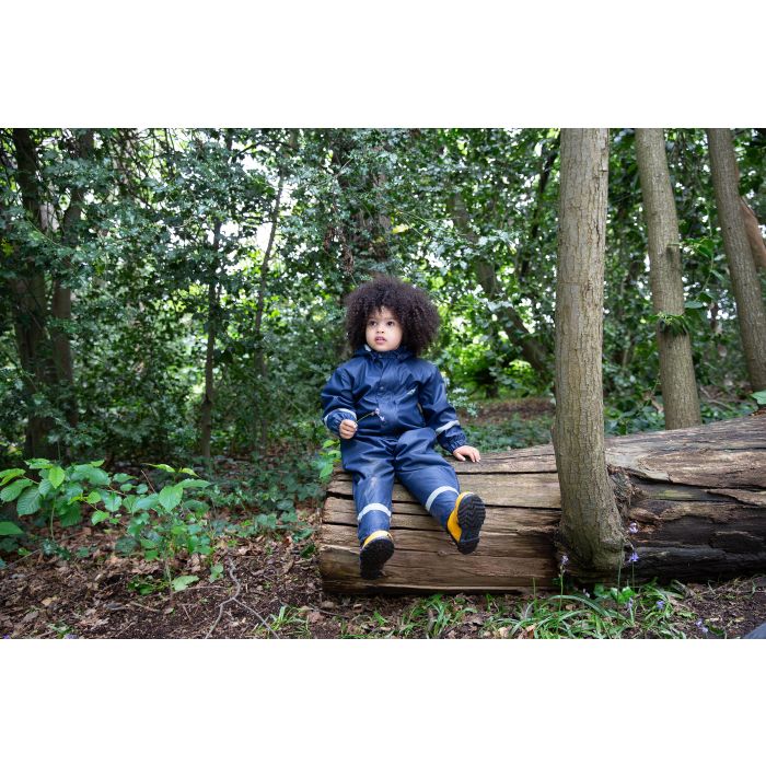 Muddy Puddles Puddleflex All in One Suit 2-3 Years Navy