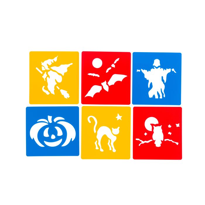 Halloween Stencils - Pack of 6