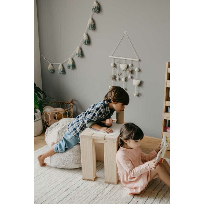 Lorena Canals Garland Pom Pom Tie-Dye - Vintage Blue