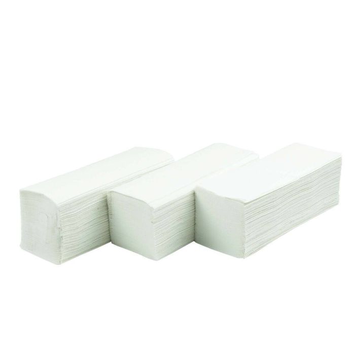 BlueOcean V Fold 1 Ply White Hand Towel - Pack of 6000