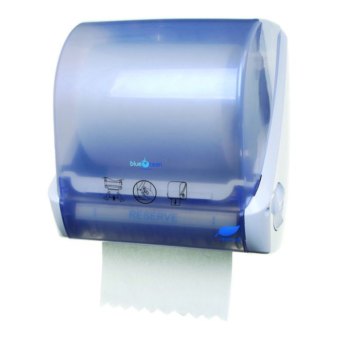 BlueOcean Auto Cut Paper Hand Towel Dispenser Single Roll