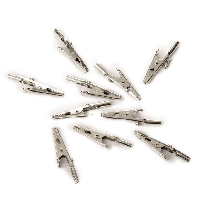 Crocodile Clips - No Sleeve - Pack of 10 Crocodile Clips - No Sleeve - Pack of 10