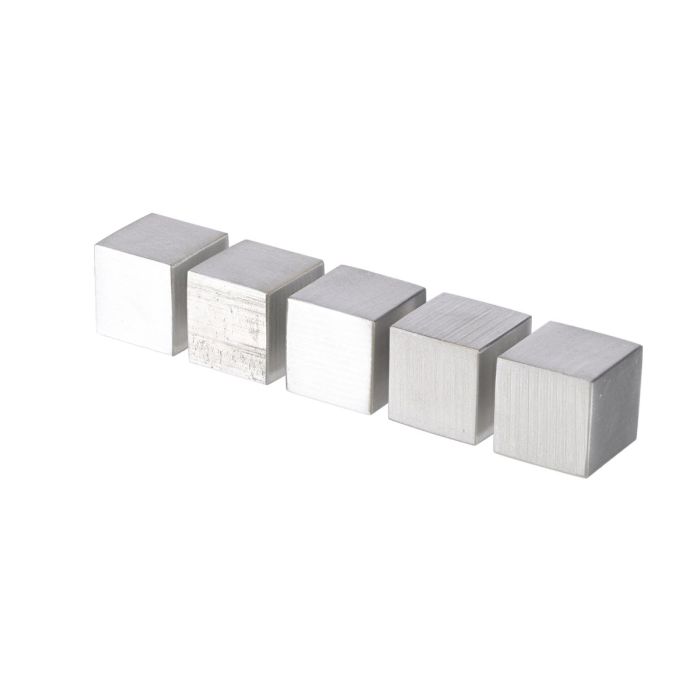 Cubes for Density Investigation Aluminium - Pack of 5