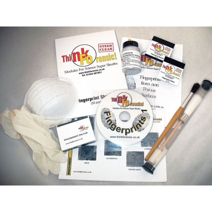 Fingerprint Kit for Non Porous Surfaces