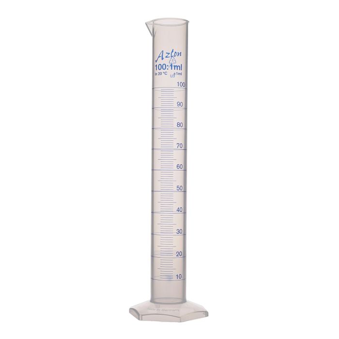 Azlon Measuring Cylinder - 100ml - Pack of 5 Azlon Measuring Cylinder - 100ml - Pack of 5