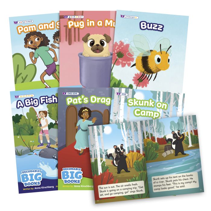 Junior Learning Decodable Big Books Set - Fiction - Pk 6 Junior Learning Decodable Big Books Set - Fiction - Pk 6