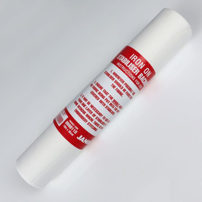 Janome Fabric Stabiliser 35cm x 10m Roll Janome Fabric Stabiliser 35cm x 10m Roll