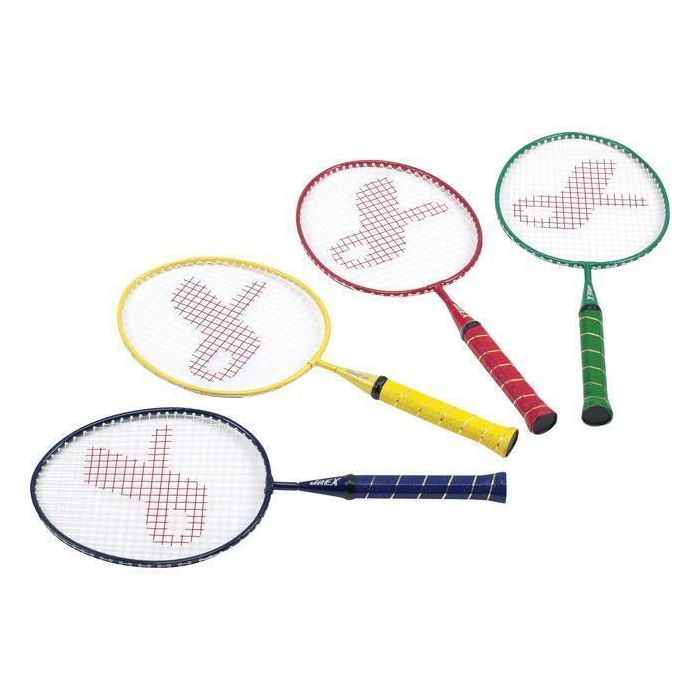 Badminton Junior Racket 19in Team Colours - Pack of 4 Badminton Junior Racket 19in Team Colours - Pack of 4