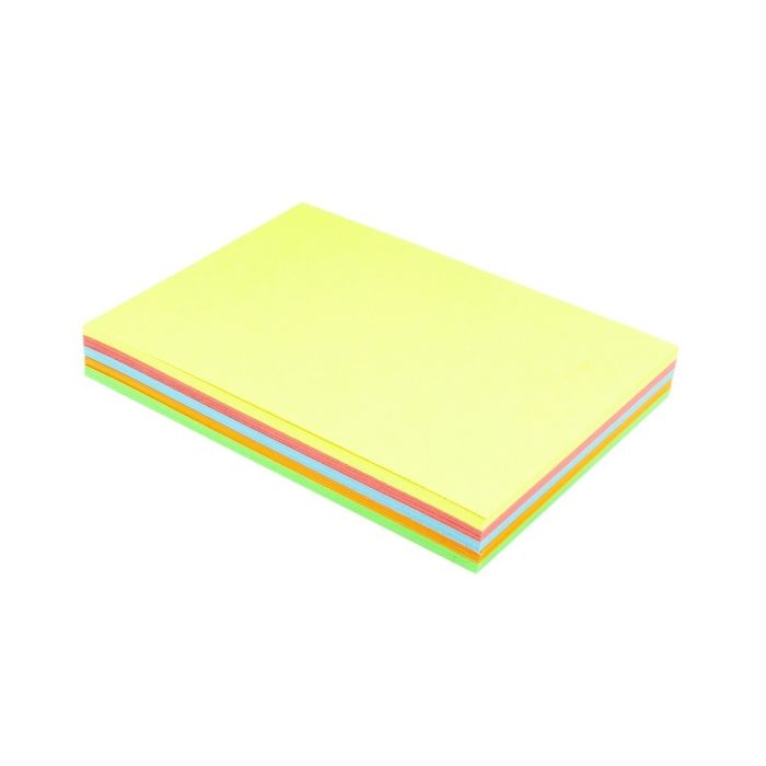 340 Micron Bright Card Assorted A4 Recycled - Pack of 100
