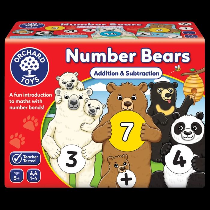 ORCHARD TOYS Number Bears Game