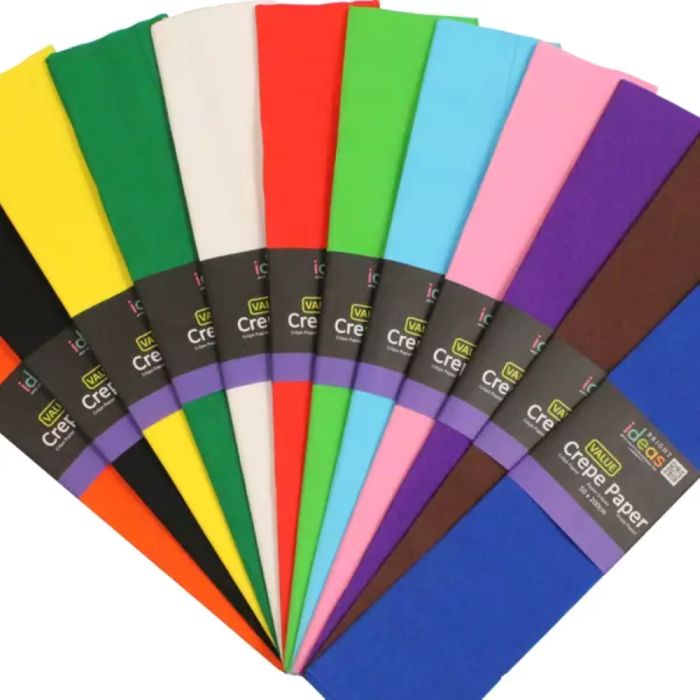Crepe Paper Assortment - Pack of 50