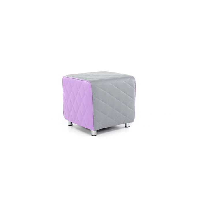Break Out 1 Seater Square - Grey/Purple
