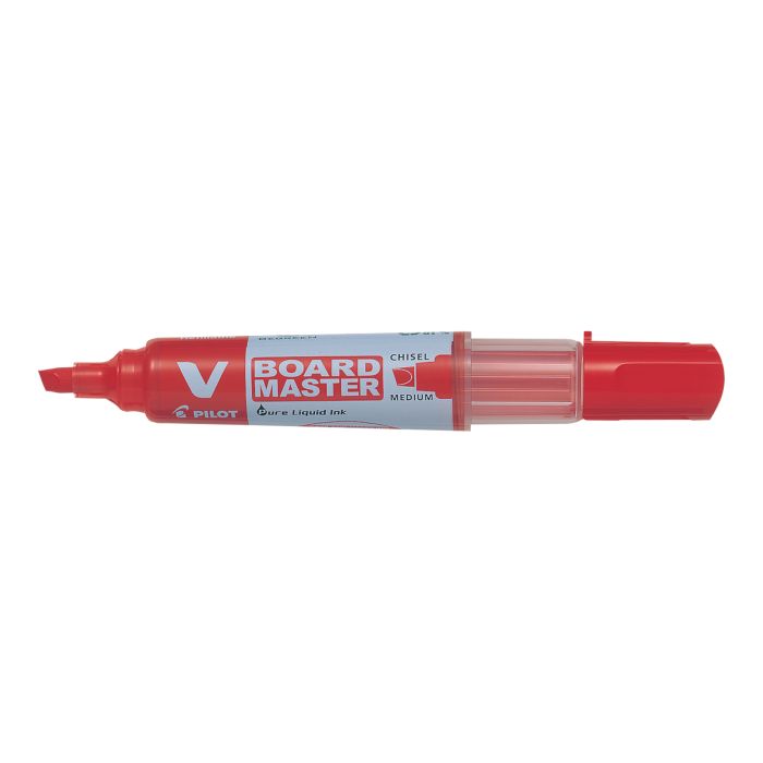PILOT V-Board Marker-Medium Chisel Tip-Pk 10-Red PILOT V-Board Marker-Medium Chisel Tip-Pk 10-Red