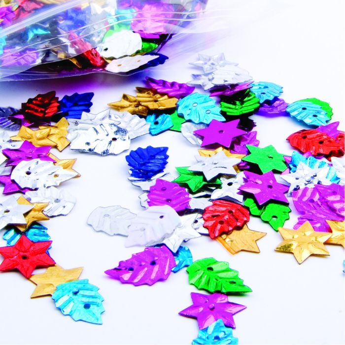Bulk Sequins 50g - Indian Mix Bulk Sequins 50g - Indian Mix