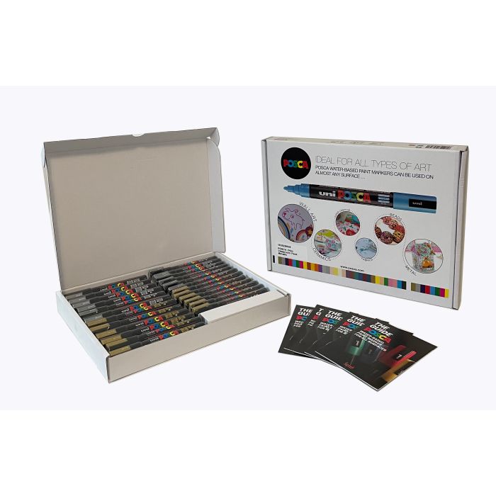 Posca Markers - Metallic Assorted - Pack of 24