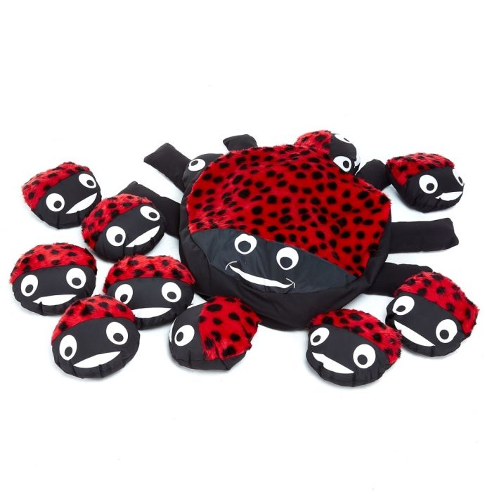 Cushion Store Ladybird & 15 Babies Cushion Store Ladybird & 15 Babies