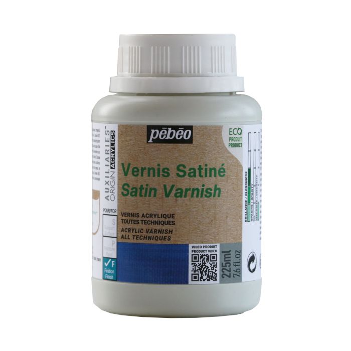 Pebeo Origin Acrylics Satin Varnish - 945ml - Clear Pebeo Origin Acrylics Satin Varnish - 945ml - Clear