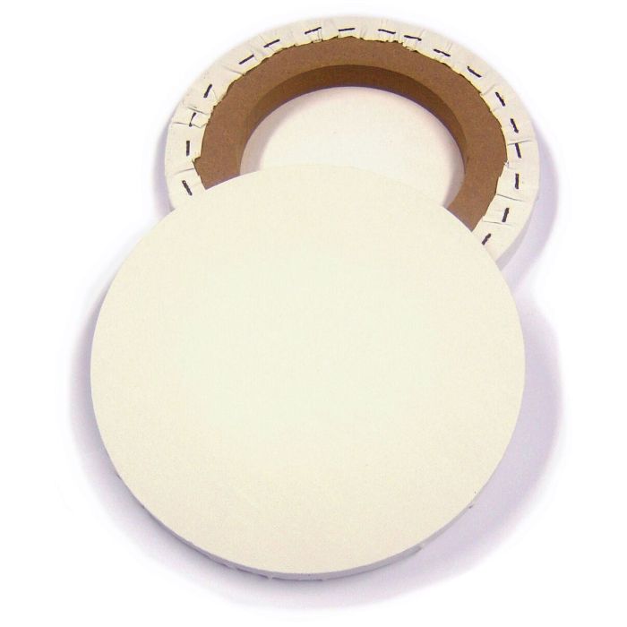 Round Primed Stretched Canvas