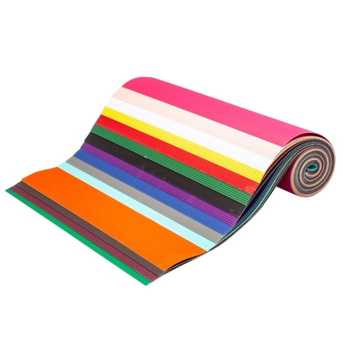 Corrugated Board Rolls 50 x 70cm Assorted - Pack of 15