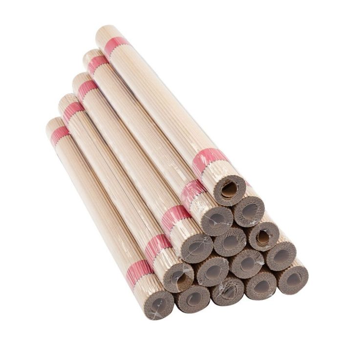 Corrugated Board Rolls 50 x 70cm Natural (1 Box of 15 Rolls) - Pack of 15